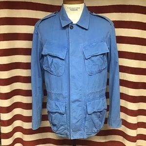 EUC Polo blue military jacket sz L